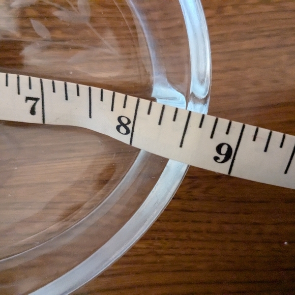 Clear Glass Divided Serving Dish can use for jewelry or catchall - Picture 5 of 6